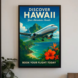 Hawaii Adventure Travel Poster