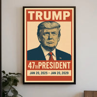Trump 47Th President Poster