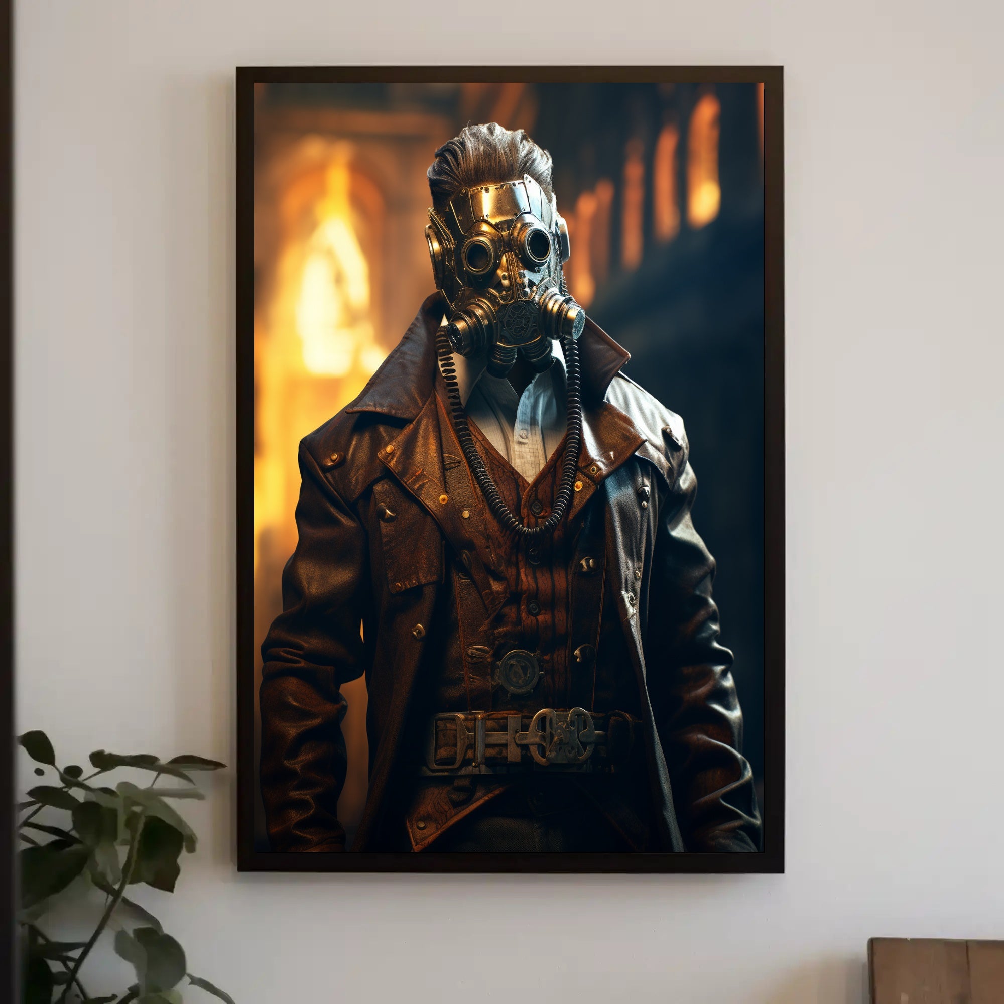 Steampunk Adventure Art Poster for Cultural or Heritage Poster