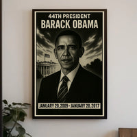 Barack Obama 44Th President Poster