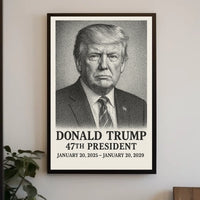 Donald Trump 47th President Poster