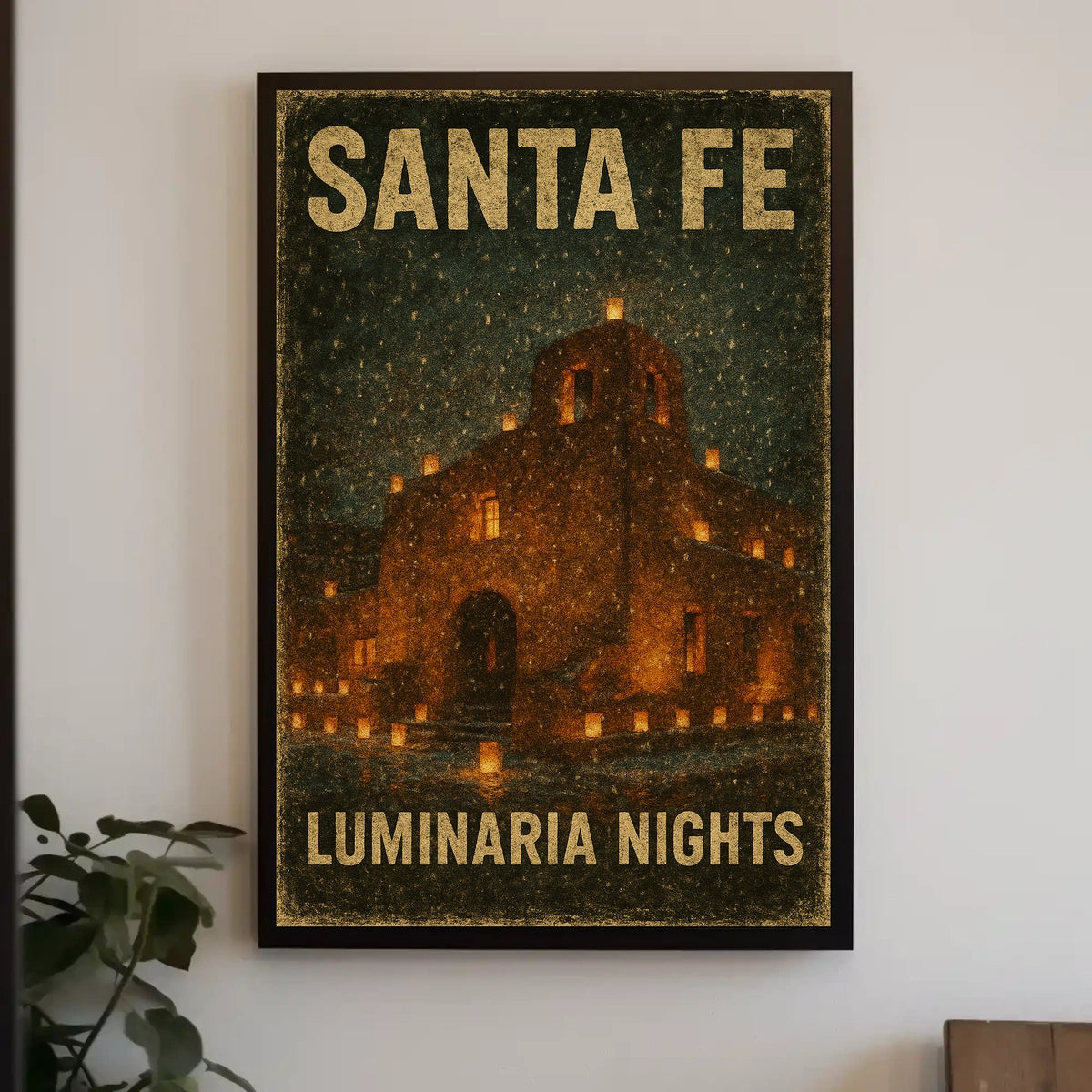 Santa Fe Luminaria Nights Poster