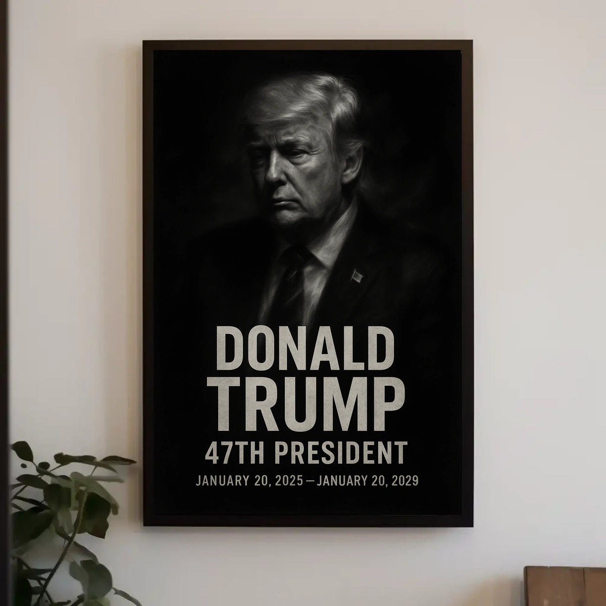 Trump Contemplative Leader Collectors Cinematic Poster