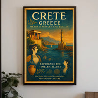 Crete, Greece Heart of History and Beauty Poster
