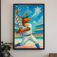 Winter Wonderland Baseball Poster