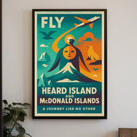 Explore Heard Island and McDonald Islands Poster
