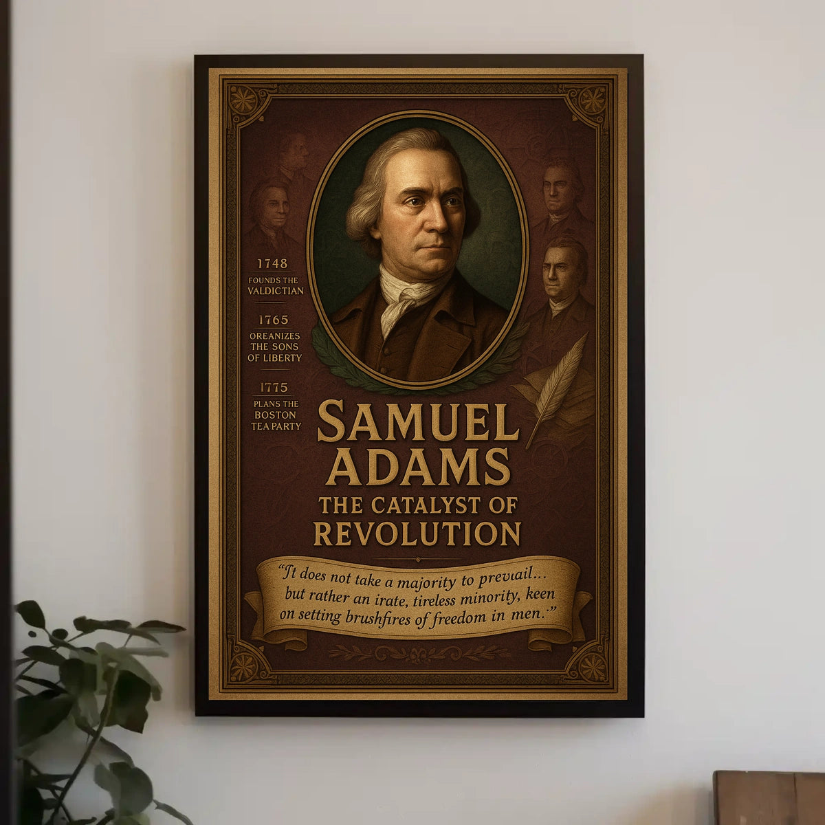 Samuel Adams The Catalyst of Revolution Poster