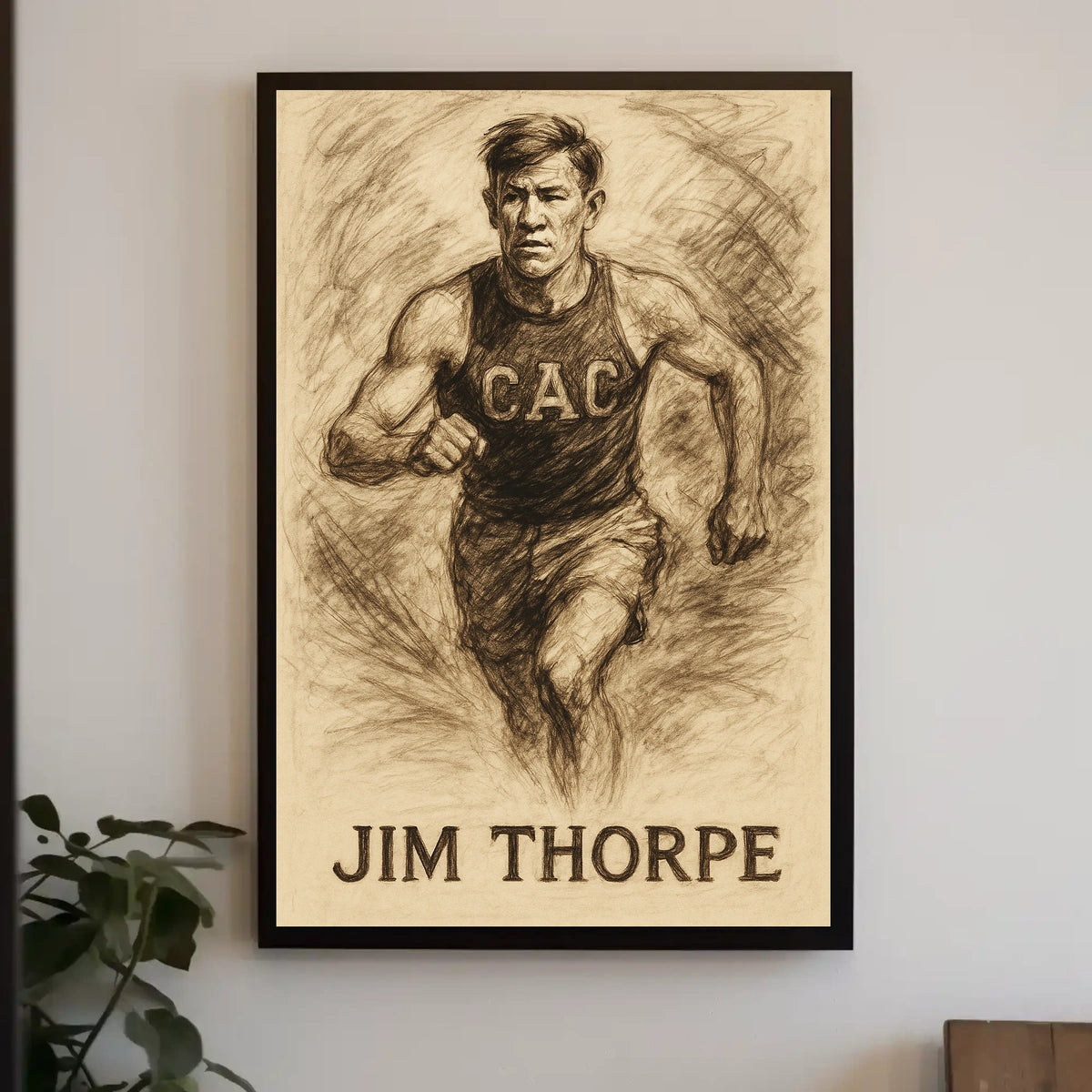 Jim Thorpe Athletic Legend Poster