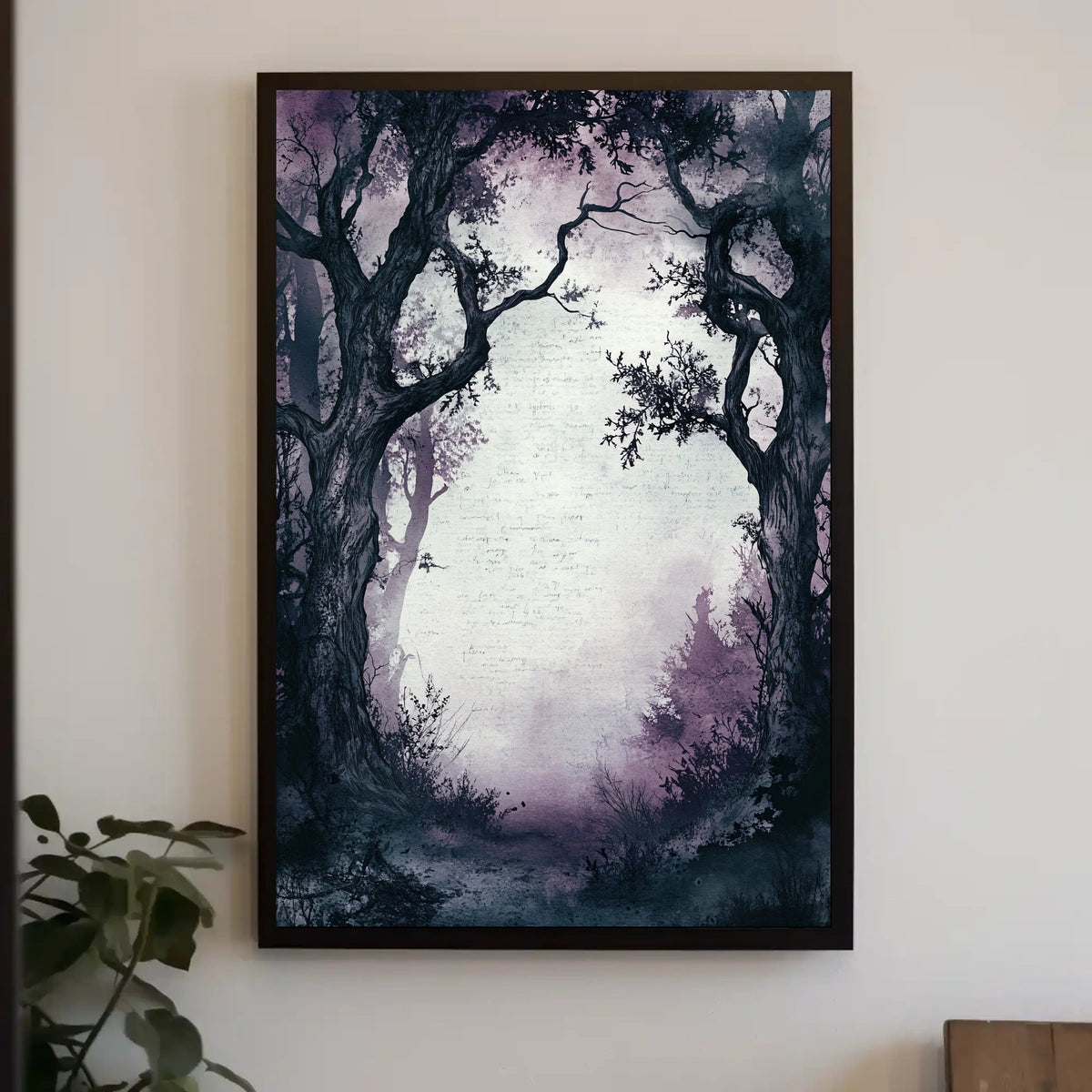 Mystical Forest Wonderland Art Print National Park Poster