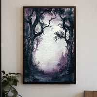 Mystical Forest Wonderland Art Print National Park Poster