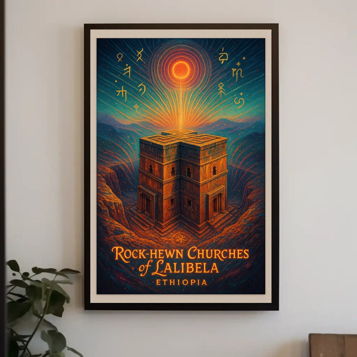 Rock-Hewn Churches of Lalibela Poster