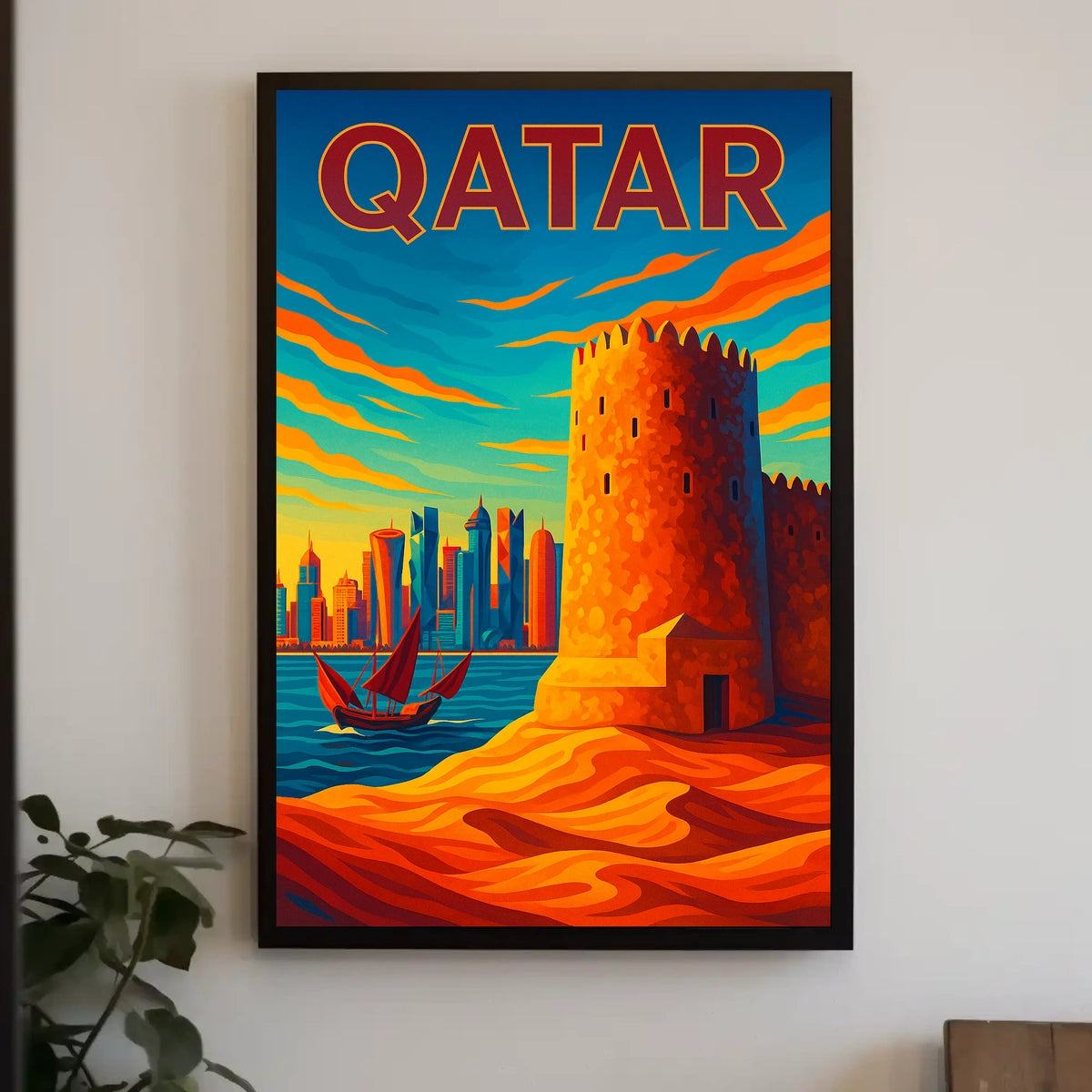 Qatar A Blend Of Tradition And Poster