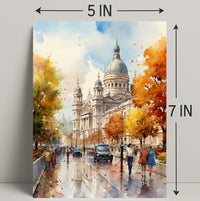 Autumn In The City Poster