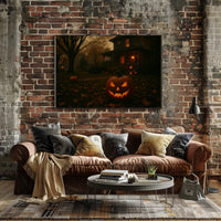 Moody Halloween Night Gothic Poster