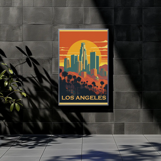 Los Angeles Vintage Poster