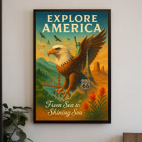 Explore America Poster