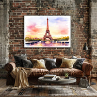 Eiffel Tower at Sunset Poster PosterGoat