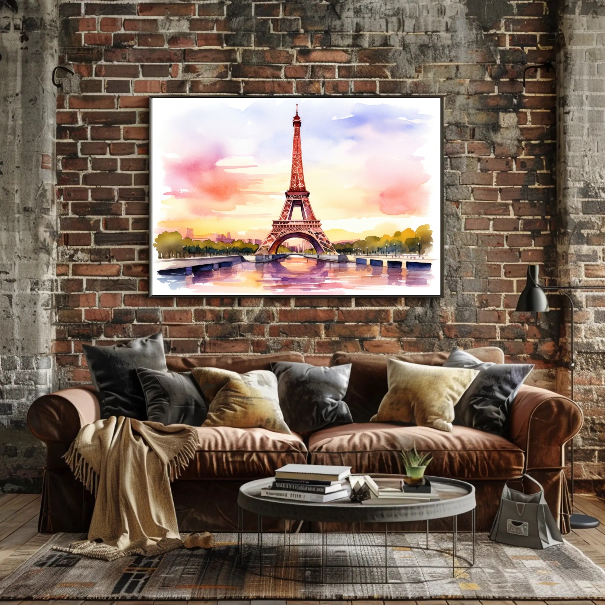 Eiffel Tower at Sunset Poster PosterGoat