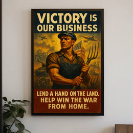 Victory is Our Business Poster