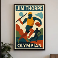 Jim Thorpe Olympian Poster