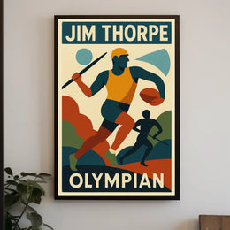 Jim Thorpe Olympian Poster