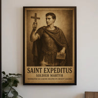 Saint Expeditus Soldier Martyr Poster