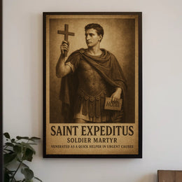 Saint Expeditus Soldier Martyr Poster