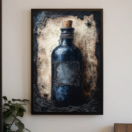 Mysterious Potion Bottle Poster
