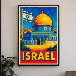 Iconic Landmarks Of Israel Poster