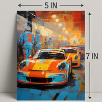 Racing Thrills Poster PosterGoat