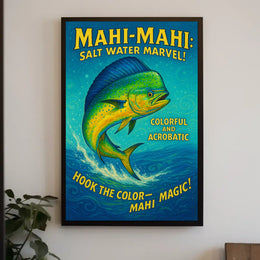 Mahi-Mahi Salt Water Marvel Poster