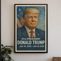 Donald Trump 47th President Poster