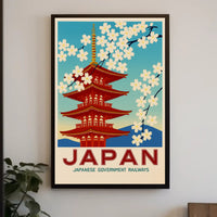 Japan Japanese Government Railways Poster PosterGoat