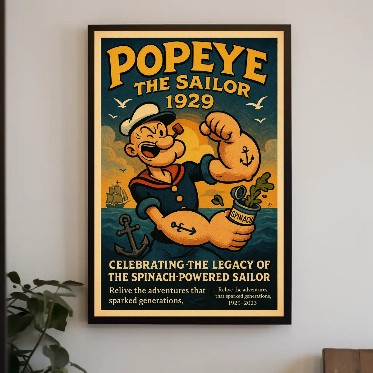 Popeye 1929 Art Poster POP-57