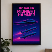 Operation Midnight Hammer: Futuristic Sci-Fi Poster PosterGoat