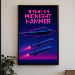 Operation Midnight Hammer: Futuristic Sci-Fi Poster PosterGoat