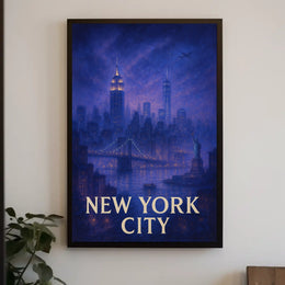 New York City Skyline Poster