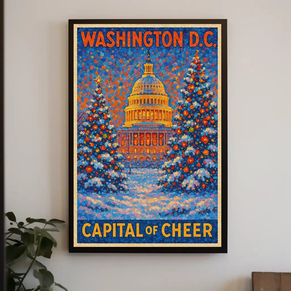 Capital Of Cheer In Washington DC Landscape Poster