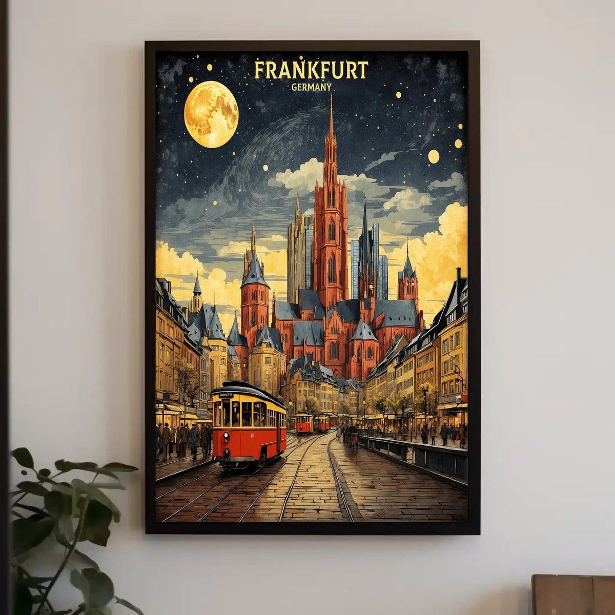 Frankfurt by Night Poster