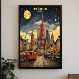 Frankfurt by Night Poster