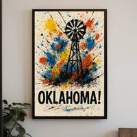 Oklahoma A Splash Of Color Poster