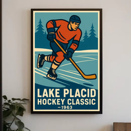 Lake Placid Hockey Classic Poster