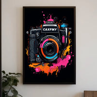 Vibrant Camera Art Poster