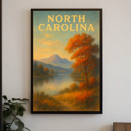 North Carolina Landscape Poster