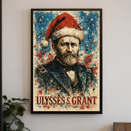 Ulysses S. Grant 18th President of the United States Christmas SeriesPoster