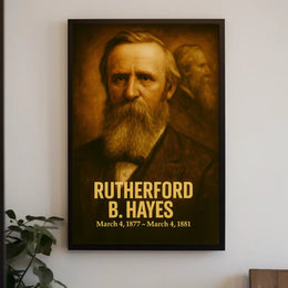 Rutherford B. Hayes Presidential Term Poster