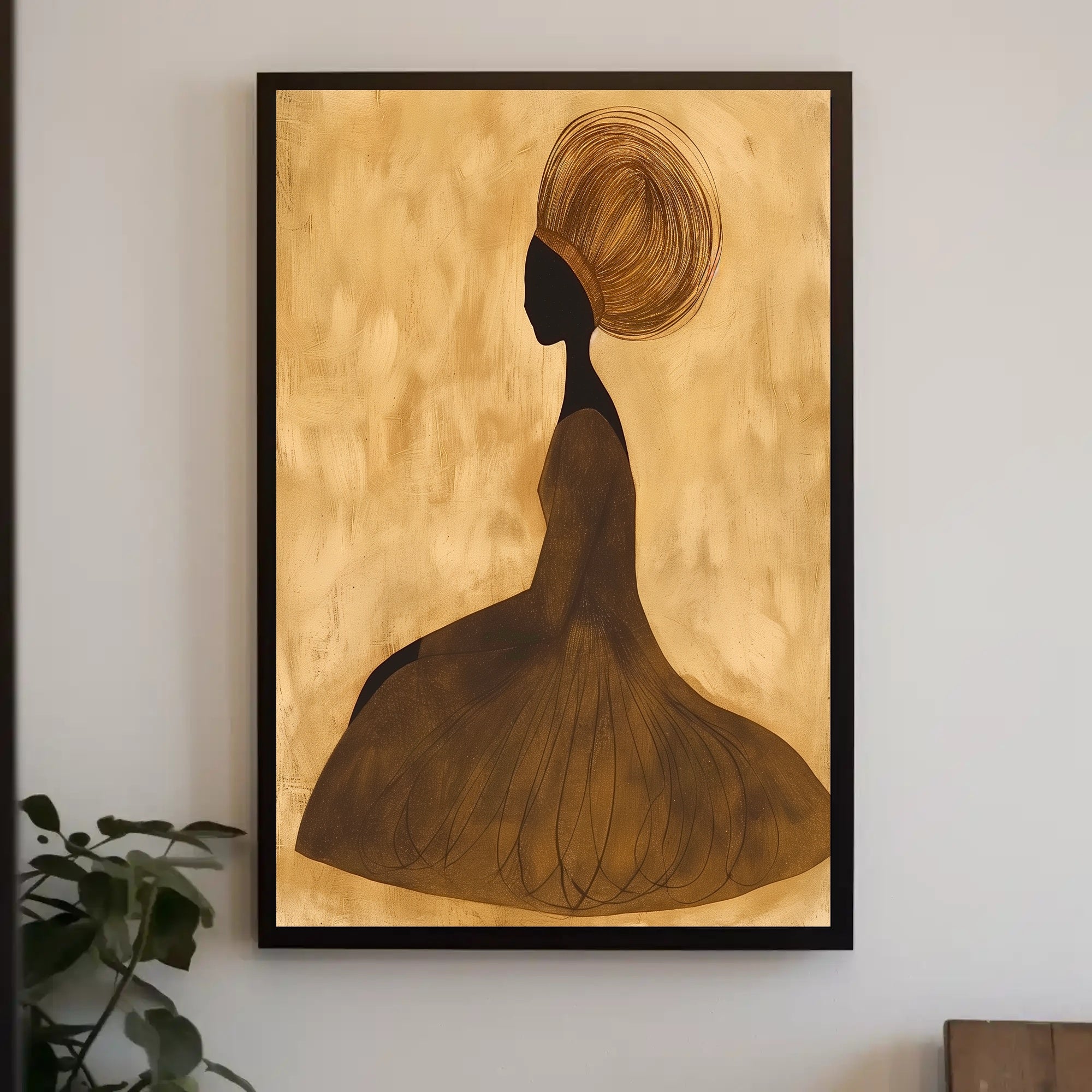 Silhouette Elegance Poster Scenic Minimalist Wall Art