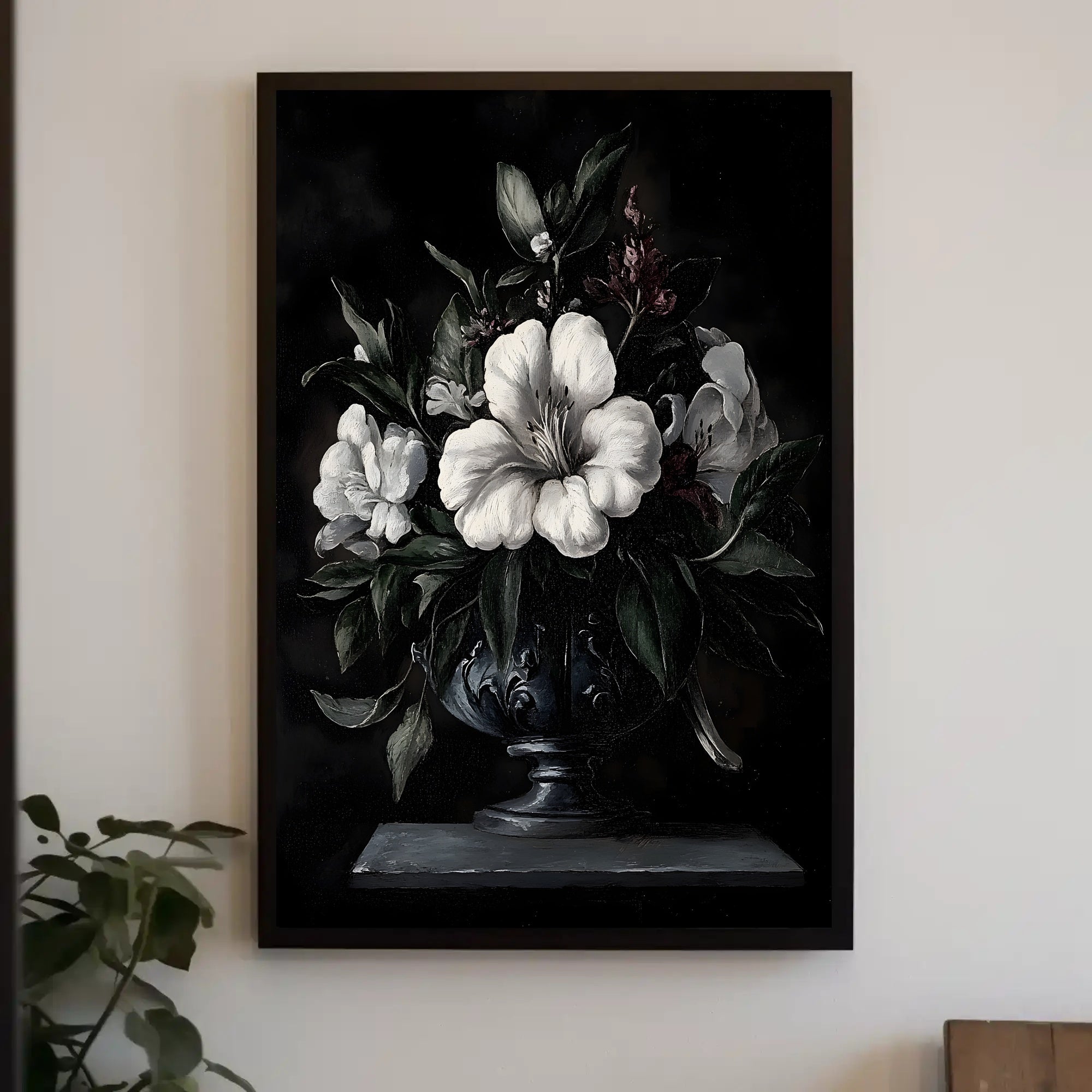Floral Still Life Art Print: Artistic Poster PosterGoat