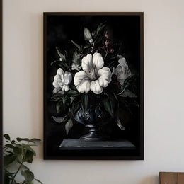 Floral Still Life Art Print: Artistic Poster PosterGoat