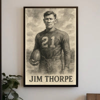 Jim Thorpe Athletic Legend Poster